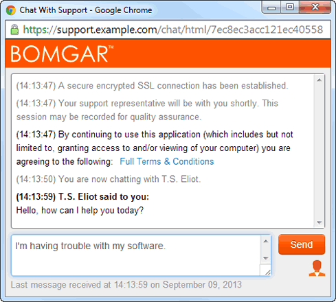 Offer HTML5 Chat Support from your Website