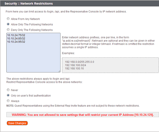 Require devices to verify their IP address
