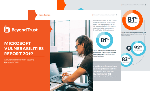 Microsoft Vulnerability Report 2019