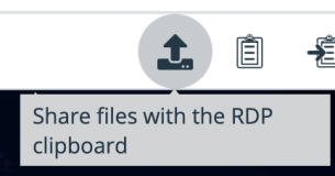 Freigeben von Dateien für RDP-Zwischenablage