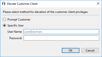 Kunden-Client heraufsetzen
