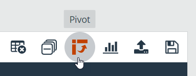 Pivot button in the toolbar