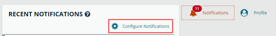 Configure notifications