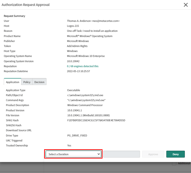 ServiceNow Duration settings for PM Cloud tickets
