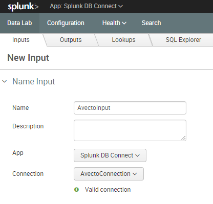 Inputs configuration for Privilege Management integration with Splunk