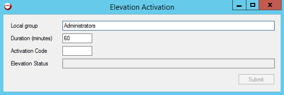 Local Account Elevation Client