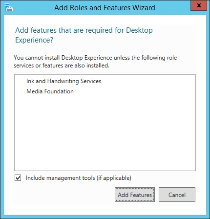 Add features required for Desktop Experience