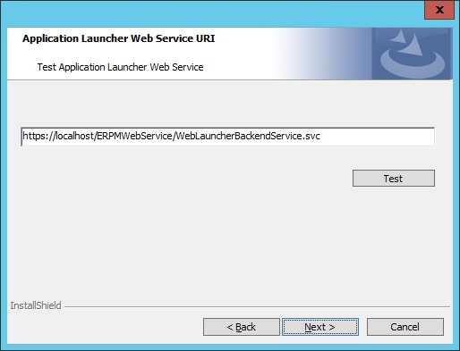 Application Launcher Web Service URI