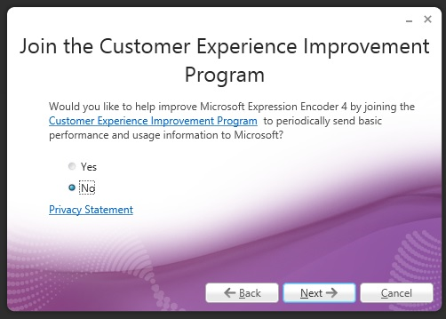 Join the Customer Experience Improvement Program