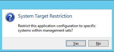 System Target Restriction