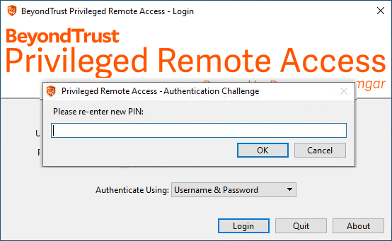 Rep Console Re-enter One Time Password Prompt