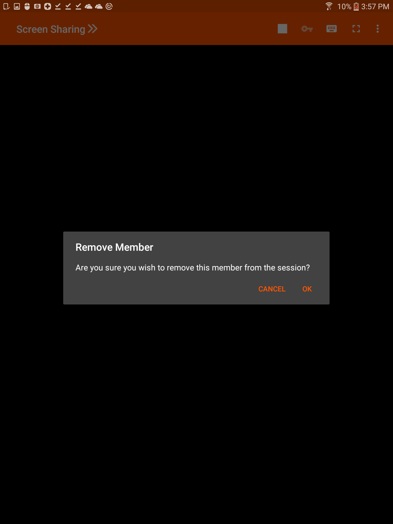 Member Removal Confirmation Prompt