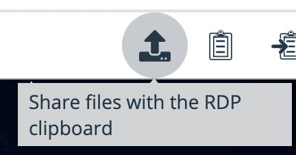 Share files with RDP clipboard