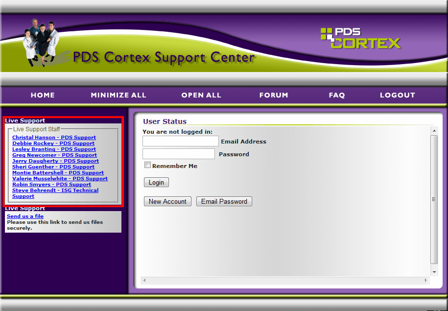 Example Support Portal