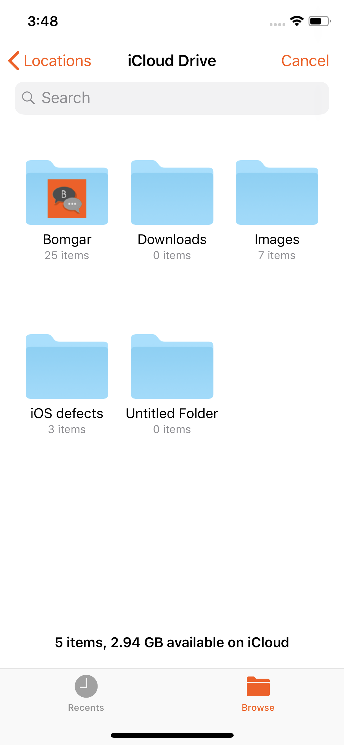 iCloud Drive Files