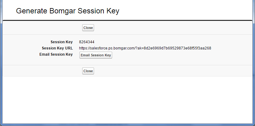 Generate Session Key