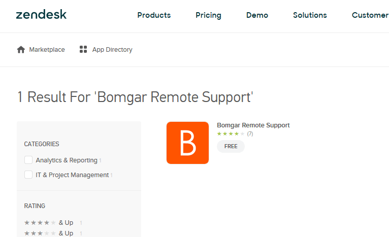 BeyondTrust Remote Support in Marketplace