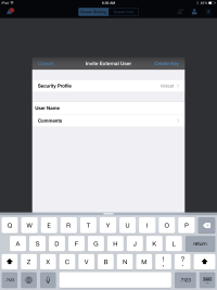 Profil de sécurité iPad
